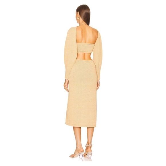 Cult Gaia Salima Knit Dress in Sand - Picture 9 of 11